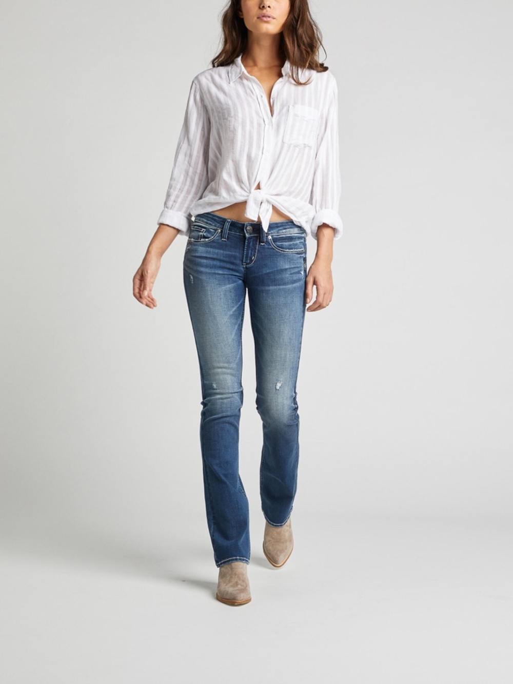 NWT - Silver Jeans Co. "Tuesday Low Rise Slim Bootcut Jeans" Women's S-33/31